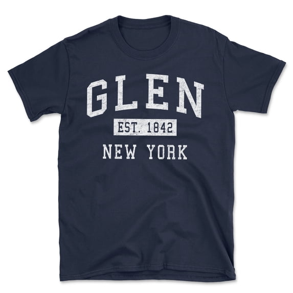 Glen New York Classic Established Men's Cotton T-Shirt