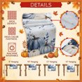 thumbnail image 7 of Navy Blue Pumpkin Fall Cotton Linen Rectangle Table Runners 13"x48", Thanksgiving Weeping Coastal Autumn Coffee Table Runner Dresser Scarves Table Runners for Wedding Party Banquet Dinner Decor, 7 of 7