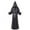 Gray, variant on Women's and Men's Hooded Cloak Long Sleeve Robe Cape Gothic Medieval Style Top for Theatrical Performances Green