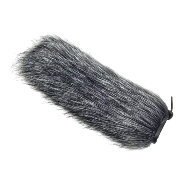 Cubierta de micrófono de muff de viento de Mic Deadcat con escudo de viento portátil de micrófono suave portátil portátil para una entrevista al aire 21 cm