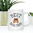 thumbnail image 2 of Koyal Wholesale Best Dog Dad Ceramic Coffee Mug, Shetland Sheepdog, 2 of 5