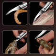 thumbnail image 4 of Langgg Professional Shrimp Deveiner Kitchen Tools Shrimp Cleaner for Lobster 201 Stainless Steel, 4 of 8