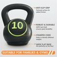 thumbnail image 2 of Alden Design 50 lbs Coated Kettlebell Set for Home Gym Fitness, 2 of 10