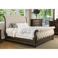 thumbnail image 2 of Furniture of America Kai Wood Panel King Bed in Rustic Natural Tone, 2 of 8