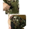 thumbnail image 5 of Men's Camo Cargo Pants, Water Resistant Hiking Work Pants with Multi-Pockets, Outdoor Ripstop Camouflage Trousers (No Knee Pads), 5 of 7