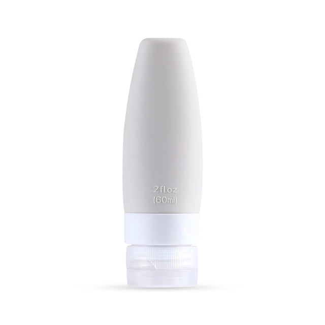 Ounissouiy Botella dispensadora de silicona de viaje de Artículos de tocador Tubo exprimidor A prueba de fugas Contenedor pequeño Cuidado Type3 NO3 Ounissouiy HA059159-04