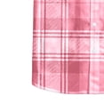 thumbnail image 4 of hotojiny Men's Long-Sleeve Shirt Casual Regular-Fit Plaid Shirt Vintage Button Front Work Casual Collared Top(Pink,Small), 4 of 7