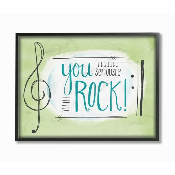 Stupell You Seriously Rock Framed Giclee Art 11 x 14