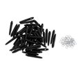 thumbnail image 2 of 50 Pack Ejes Shafts 2BA Darts Rod STEMS Piezas de Dardos con s de Protección, Rosca de Tornillo Estándar Ajuste La Mayoría de Los Dardos Y Encaj 35 mm negro Macarena flechas de dardos, 2 of 8