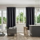 thumbnail image 4 of Par de cortinas opacas, 63 de ancho x 52 de largo, con aislamiento térmico y reducción de ruido para una oscuridad total, opción asequible para oscurecer habitaciones y ventanas de, 4 of 9