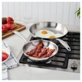 thumbnail image 3 of HENCKELS Aragon 2 Piece Stainless Steel Fry Pan Set, 3 of 4