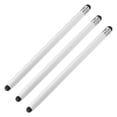 thumbnail image 1 of Unique Bargains 3pcs Stylus Pens for Touch Screens Capacitive Stylus Universal Tablet Pen, White, 1 of 7