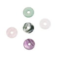 thumbnail image 4 of 5pcs Natural Jade Necklace Peace Buckle Pendant for DIY Jewelry Making, 4 of 8