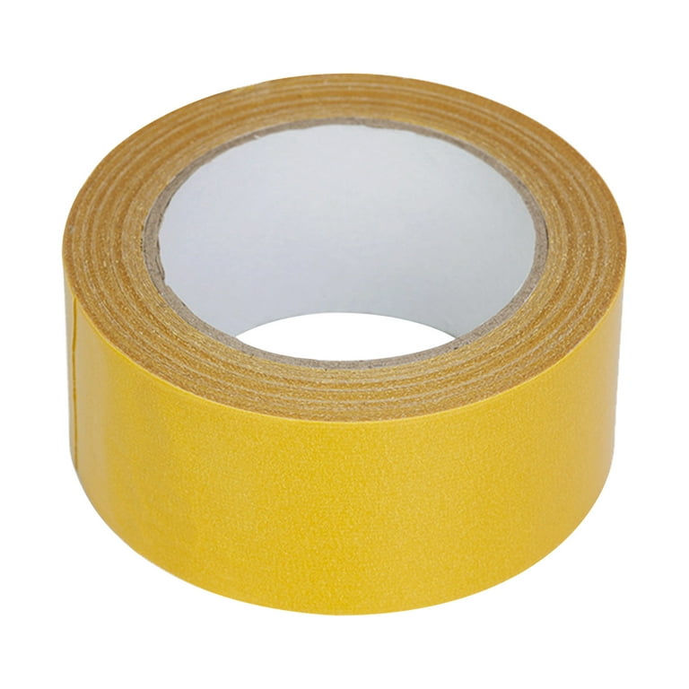 Realhomelove Double Sided Adhesive Tape Heavy Duty,Strong Two Sided Mounting Tape, Yellow Double Sided Stick Tape for Walls/Poster/Wall Hanging/Craft