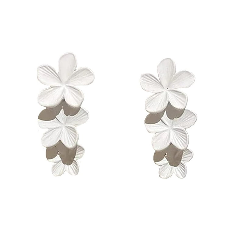 StylesILove Women Girls Flower Drop Earrings Cute Resin Summer