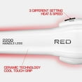 thumbnail image 4 of Red by KISS Handle-Less 2200W Ceramic Tourmaline Hair Dryer, 3 Heat Settings, Pik and Diffuser Included Comfortable Grip, Ionic for Frizz-Free Shine, Detangler & Straightening (White), 4 of 6