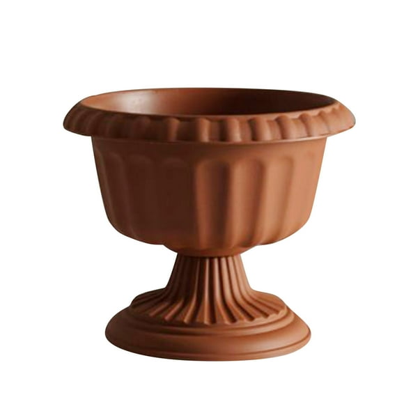 witspace Classic Flower Pot Plastic Planter Indoor Outdoor Decorative Vintage Style Flower Pot Home Garden Front Porch Door Decoration for Aloe Cactus Succulent Daisy Pots