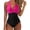 Hot Pink #031, variant on Women Sexy Tummy Control One Piece Swimsuits Halter Push Up Bathing Suits Watermelon Red S