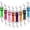 Warm Colors, variant on 8 Pieces Dog Collar Clip Prong Collar Safety Clip Adjustable Nylon Backup Harness Connector, Double Ended Backup Clasp for Dog Harness Pet(Cute Colors)