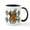 White/Black Inside, variant on CafePress - Alice White Rabbit Vintage Mug - 11 oz Ceramic Mug - Novelty Coffee Tea Cup