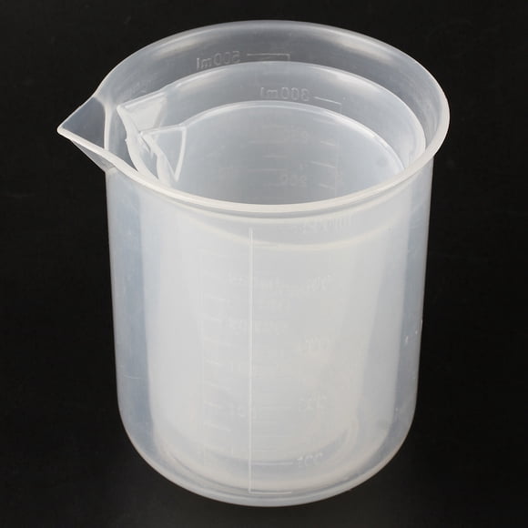 150 250 500 ml beaker of clear plastic 3 pcs. Measuring cup tool
