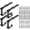 4 Pack 6" Bracket, variant on 2 Pack 6'' Bracket Cast Iron Heavy Duty Floating Shelving For DIY Wall Shelves