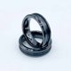 thumbnail image 1 of Anillo en blanco de cerámica negra de 8 mm para joyería con incrustaciones, 1 of 4