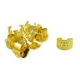 thumbnail image 1 of 10pcs 3 bucles Anillos en Configuración para artesanía de fabricación de bricoje Oro BLESIY anillo base en blanco, 1 of 8