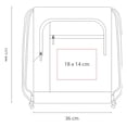 thumbnail image 3 of Paquete 20 piezas Bolsa mochila con interior impermeable y jareta, 3 of 3