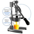 thumbnail image 2 of JoyTable Professional Citrus Juicer Set – 7 Piece Heavy-Duty Cast Iron Commercial Juice Press With Glass Juice Bottles and Funnel, 2 of 4