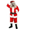 thumbnail image 5 of Disfraz de payaso aterrador de película, conjunto completo, uniforme rojo de Papá Noel para adultos, ropa de fiesta de carnaval de Halloween, juego de rol, 5 of 5