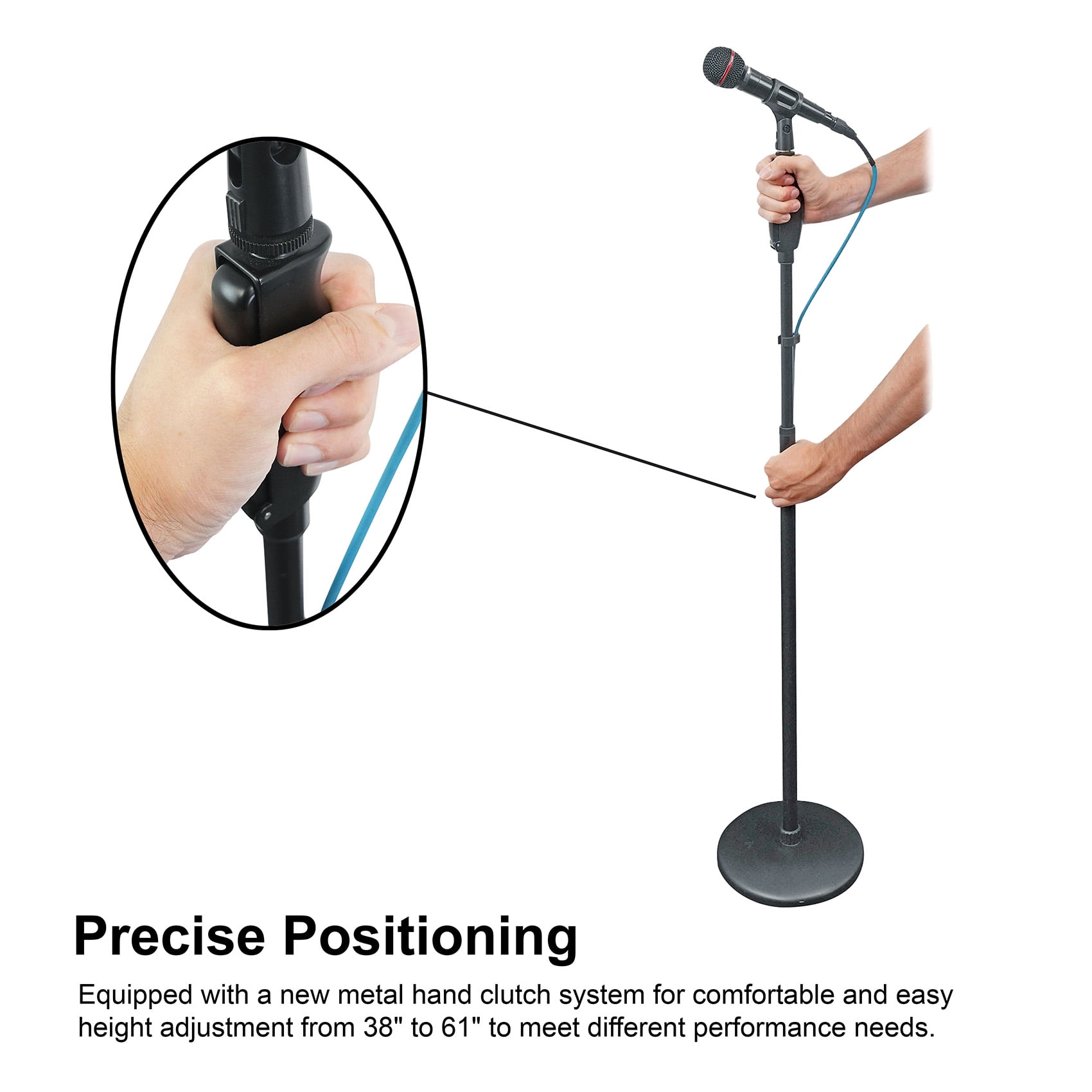 Rockville Recording Package w/Mic Stand+Isolation Shield+Tablet Mount+Shockmount