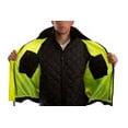 thumbnail image 4 of Tingley Jacket, Polyester, Class 3 R, Green; Yellow, L J26172-L, 4 of 5