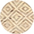 thumbnail image 1 of Ahgly Company Machine Washable Indoor Round Contemporary Khaki Gold Area Rugs, 9' Round, 1 of 7