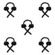 thumbnail image 1 of Vogacara Cinta para rizar el cabello Cinta para el cabello Espuma sin calor Pinza para el cabello Reutilizable Diadema portátil para envolver, Negro Type2 NO2 Vogacara CBP113527, 1 of 6