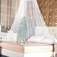 thumbnail image 2 of Mosquito Net  White Dome Mesh Easy Installation Hanging Bed  Netting For Single To King Size Beds Hammocks Cribs, 2 of 11