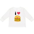 thumbnail image 3 of Inktastic I Love Cheeseburgers Boys or Girls Long Sleeve Toddler T-Shirt, 3 of 5