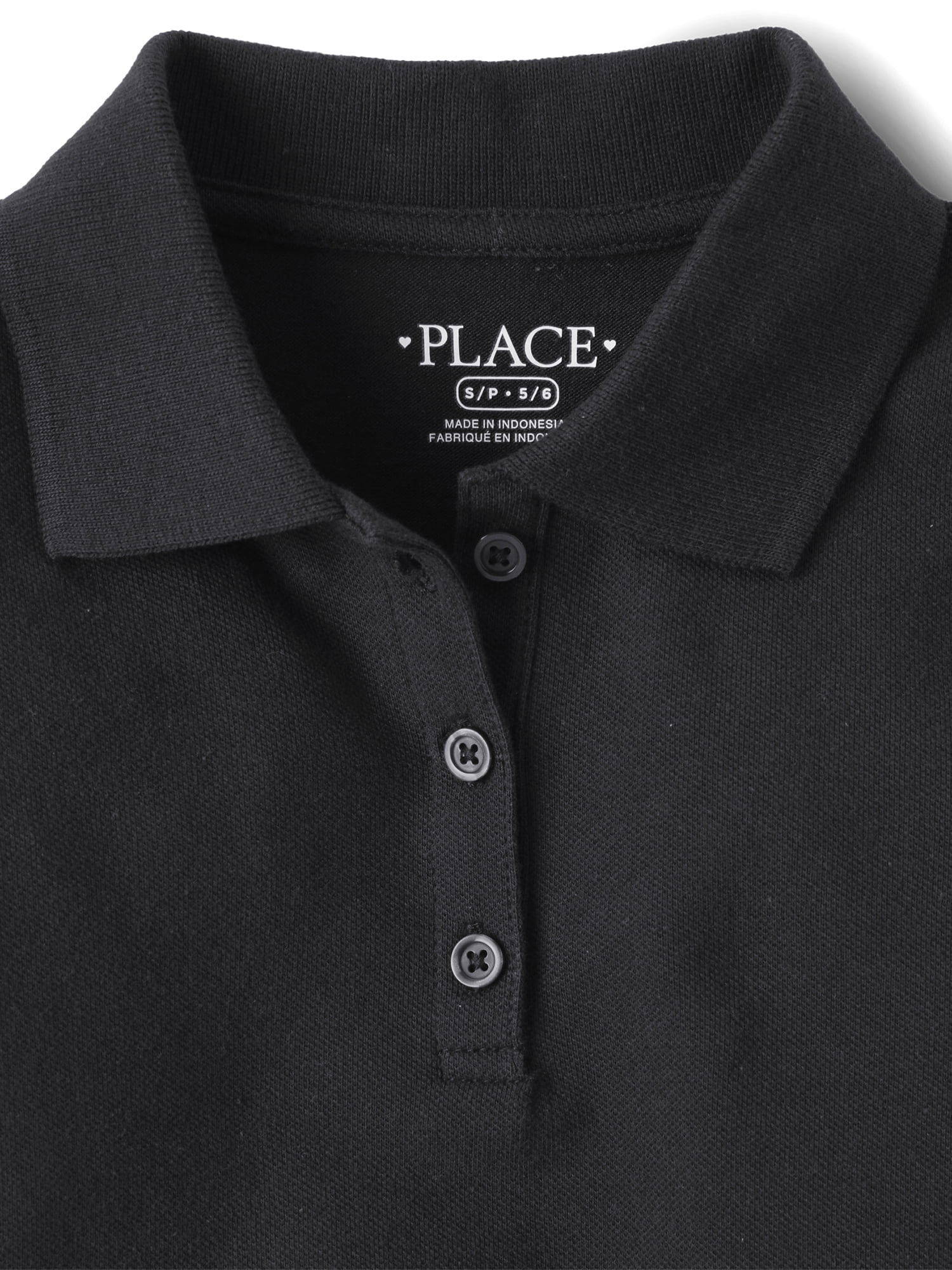 The Children's Place Girls Uniform Short Sleeve Pique Polo, Sizes XS-XXL