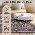 thumbnail image 6 of Design&I 9'x12' Washable Area Rug Mosaic Distressed Border Potbelly Burning Vintage Boho Kilim Playful for Great Room, Large Living Giant Skid-Resistant, 6 of 7