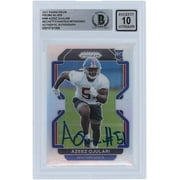 Azeez Ojulari New York Giants Autographed 2021 Panini Prizm Silver #386 Beckett Fanatics Witnessed Authenticated 10 Rookie Card - Fanatics Authentic Certified