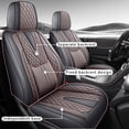 thumbnail image 2 of Car Seat Cover for ACURA TL 2009, Black and Coffee Car Seat Covers, Faux Leather 5 Seats Full Set Waterproof Beautify Interior, Beautify the Interior of Old Cars, 2 of 9