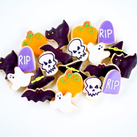 Christmas Cookies Gift Boxes 1 Dz. Halloween Mini GIFT BOXED Cookie set! Random Variety!! #1 Halloween Fright Flight of Cookies! ()
