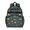 Dinosaur and Cactus Navy Blue Pattern, variant on Dinosaur and Flower Pattern Cute School Backpack Bag for School with Padded Back and Adjustable Shoulder Straps 15.25"x11.5"x5.25"