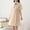 Beige, variant on Spazoro Girls Midi Collared Dresses, School Uniform Solid Crew Neck Short Sleeve Casual Summer Dresses for Girls Beige Size 11-12