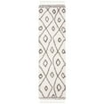 thumbnail image 5 of SAFAVIEH Moroccan Fringe Barclay Geometric Shag Area Rug, Ivory/Grey, 5'3" x 7'6", 5 of 10