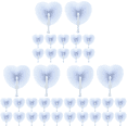 thumbnail image 1 of Abanico Plegable Con Forma Corazón 12 Uds. Papel en Blanco para Pintura DIY Boda Color, 1 of 4