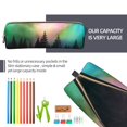 thumbnail image 6 of Ratiio Northern Lights Pattern Leather Pencil Case, Pencil Pouch with Durable Zipper, Compact and Stylish Organizer for Stationery, Art Supplies, Travel Essentials, 6 of 8