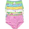 Girls' Low-Rise Briefs, 6 Pack