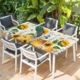 thumbnail image 2 of Yellow Sunflowers Table Cloths for 6 Foot Rectangle Tables, Daisy Bees Elegant Pastoral Floral Patio Waterproof Elastic Fitted Tablecloths, Washable Rectangular Table Cover for Camping, 2 of 8