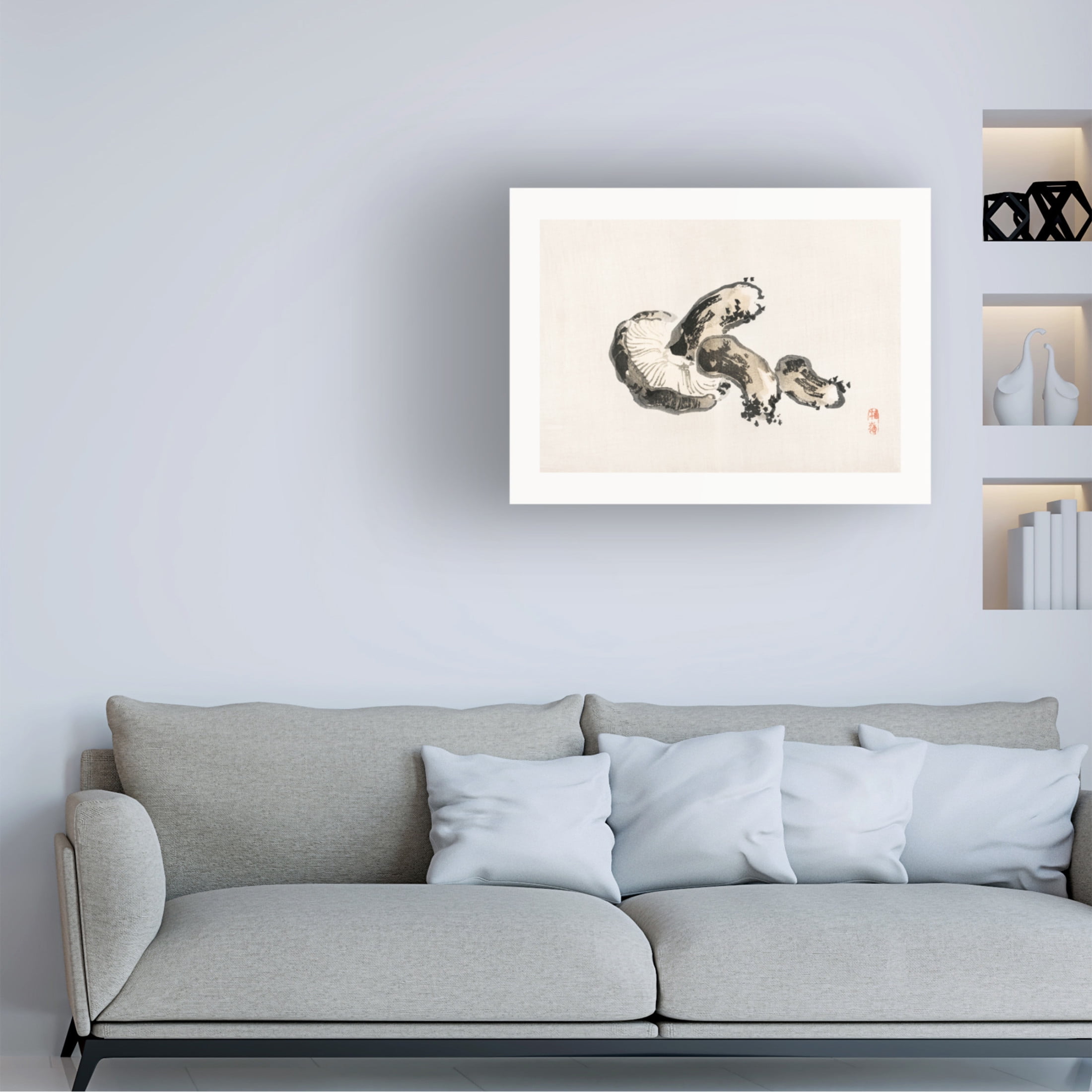 Trademark Fine Art Pictufy Shitake Mushroom Canvas Wall Art